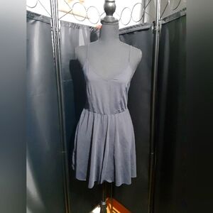 Zara Trafaluc Romper Sleevekess Black Women's Size Small Sexy Nighttime